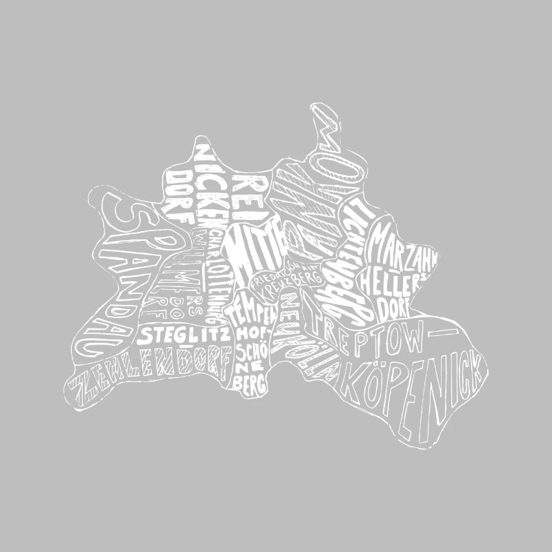 Berlin map Districts