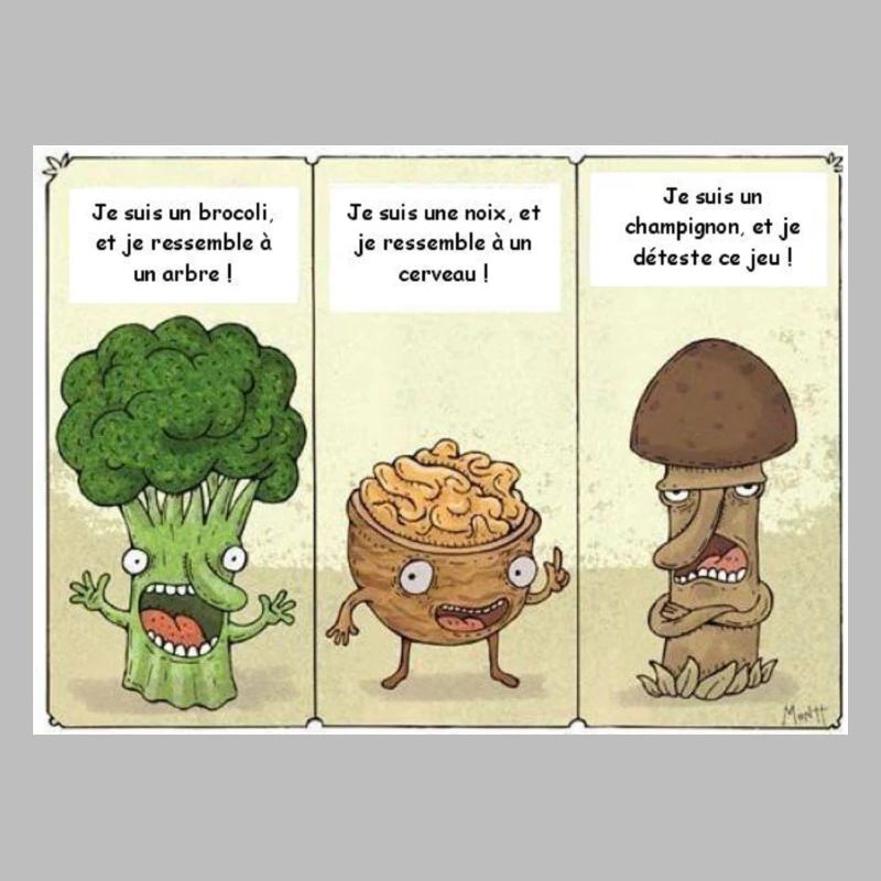 Joke between vegetables