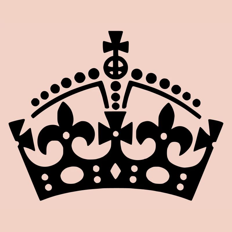 Keep Calm Krone / crown