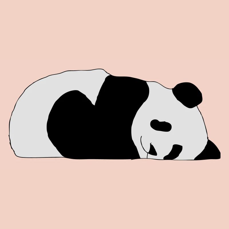 Schlafender Panda