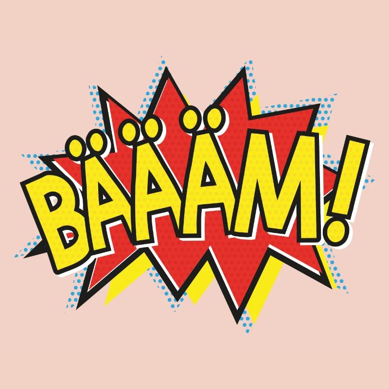 BÄÄÄM Comic Strip Action Bubble - Pop-Art Style