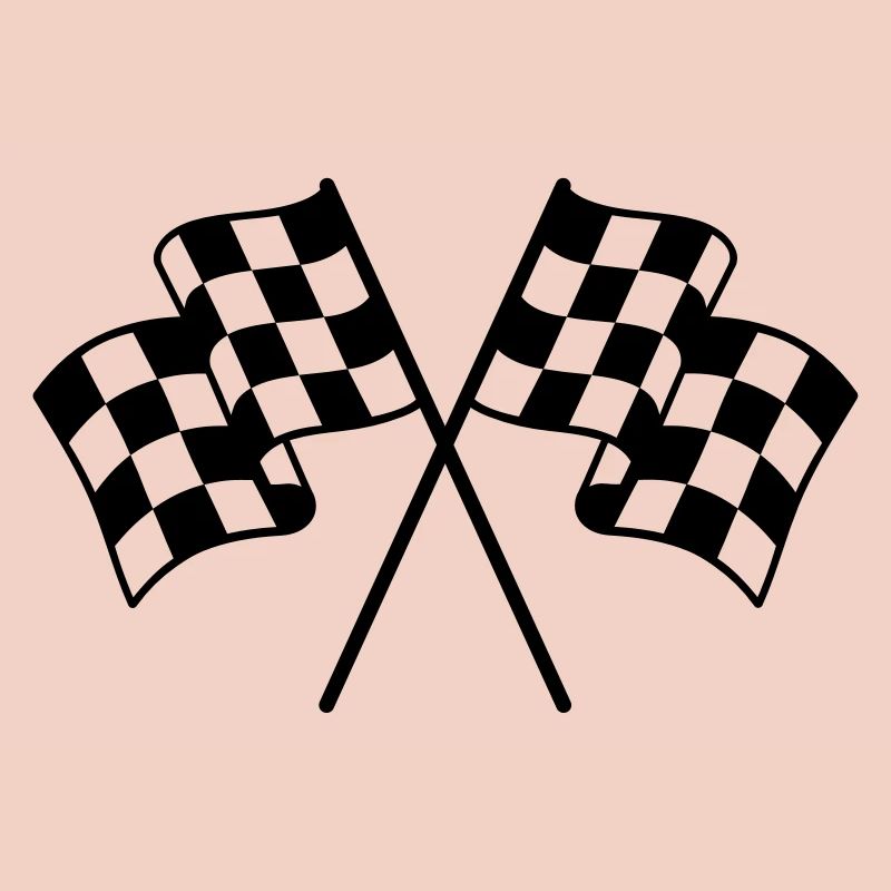 Drapeaux à Damier 1 couleur