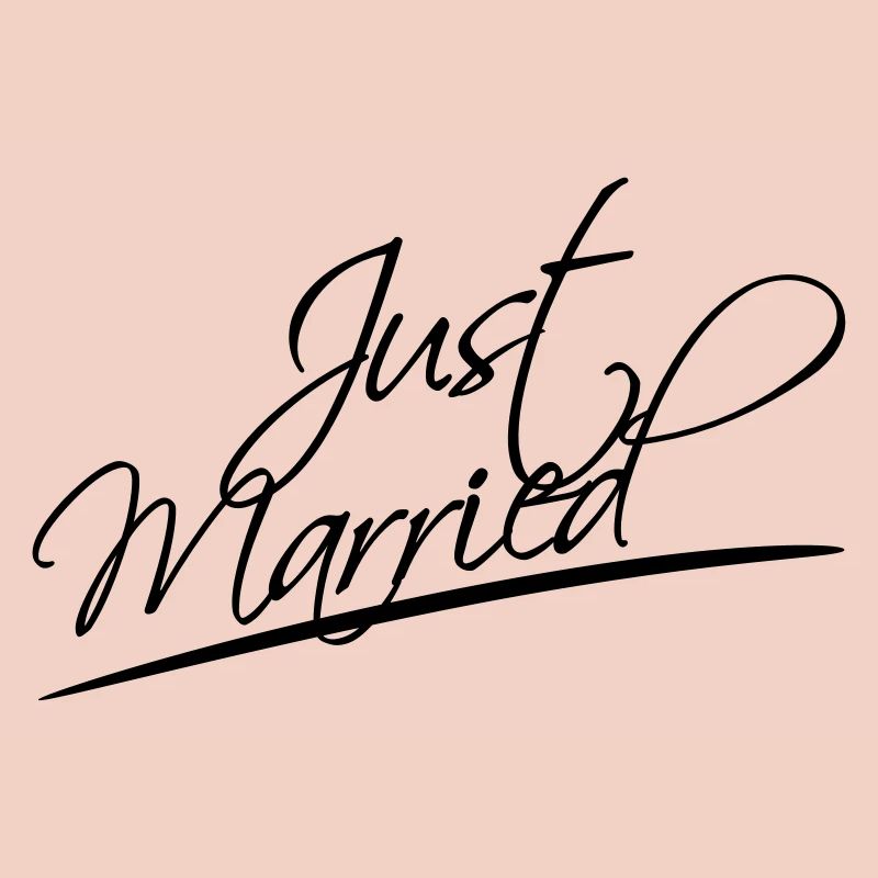Just Married Logo Design