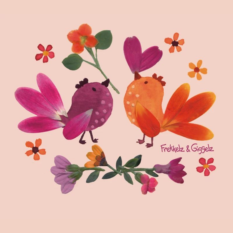 Oiseaux en fleurs