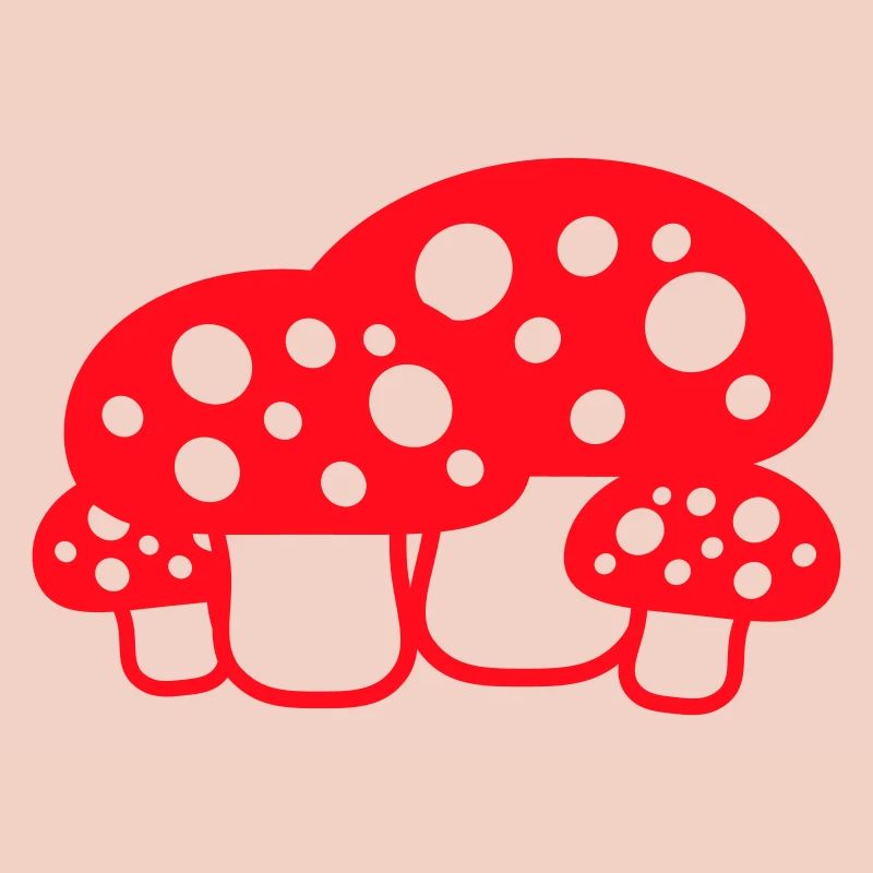 De nombreux champignons points rouges motif champignon champignon