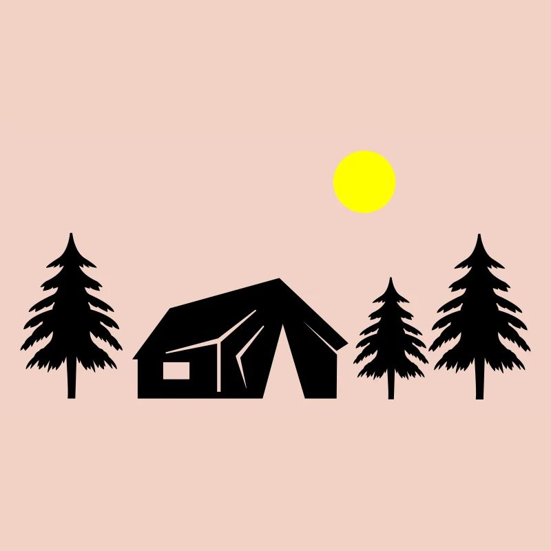 cabane dans la forêt