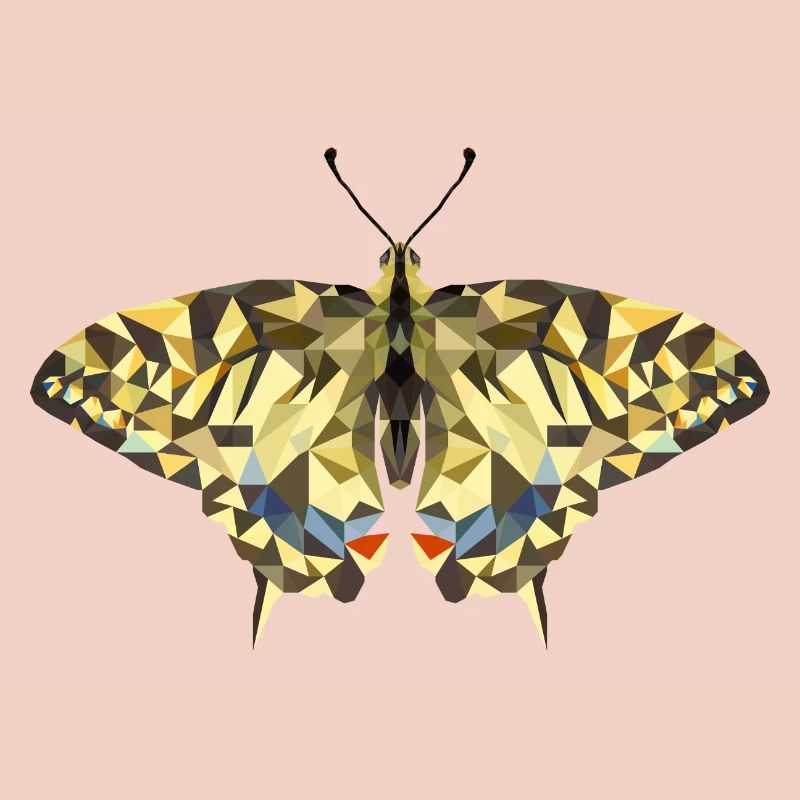 Polygon Butterfly – Geometric Butterfly