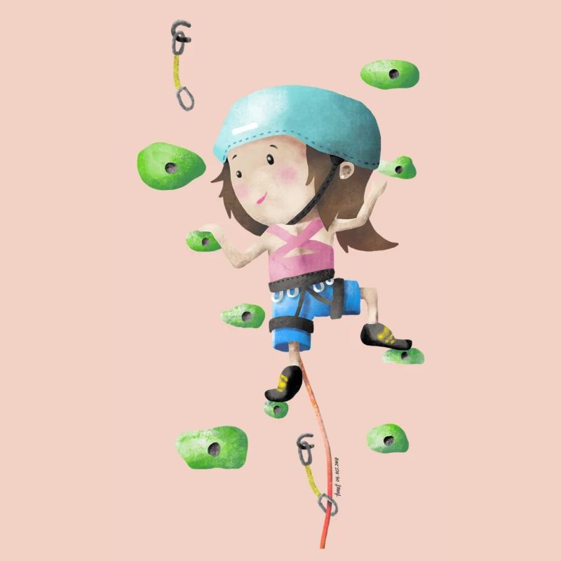 Bébé grimpeur