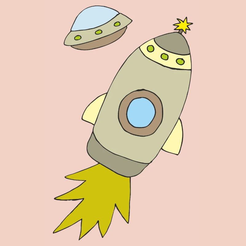 Fusée spatiale à propulsion lumineuse