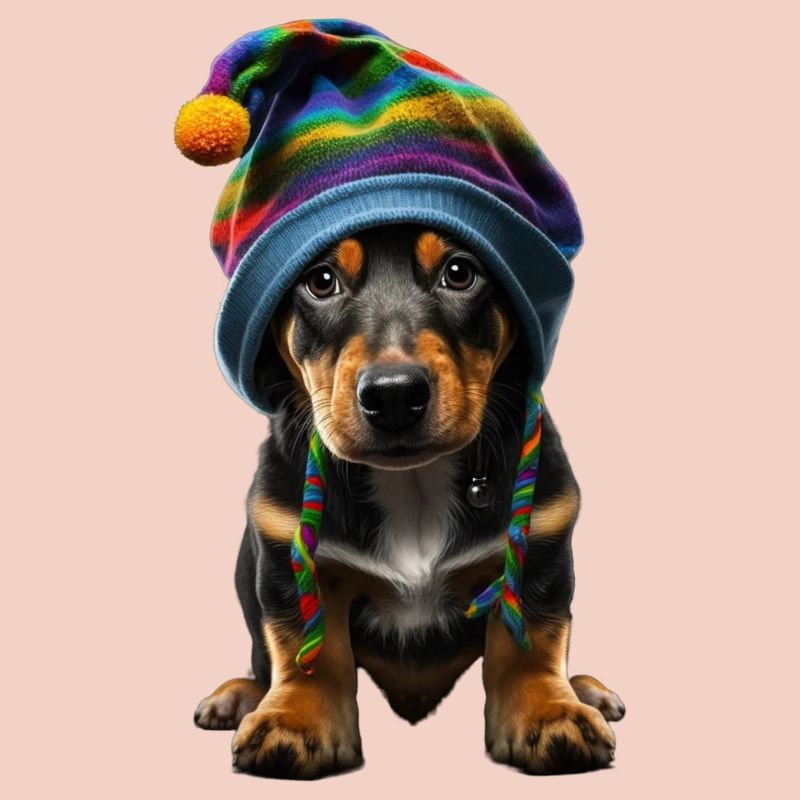 Pup élégant