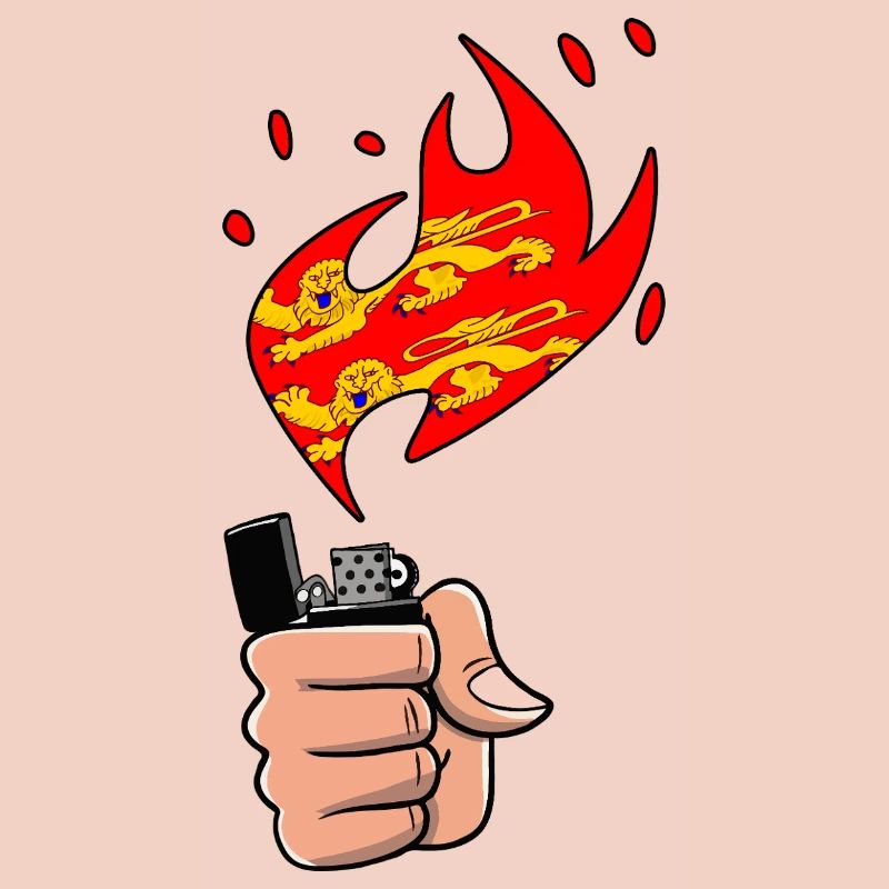 Normandy Flame Lighter Pride Normandy Region