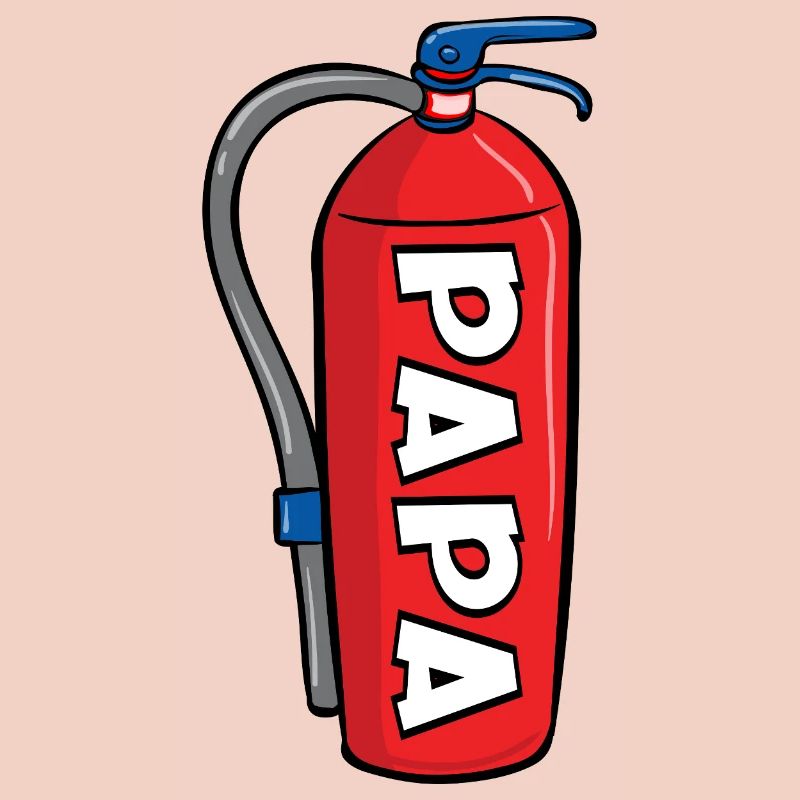 Annonceur du bébé - Papa pompier