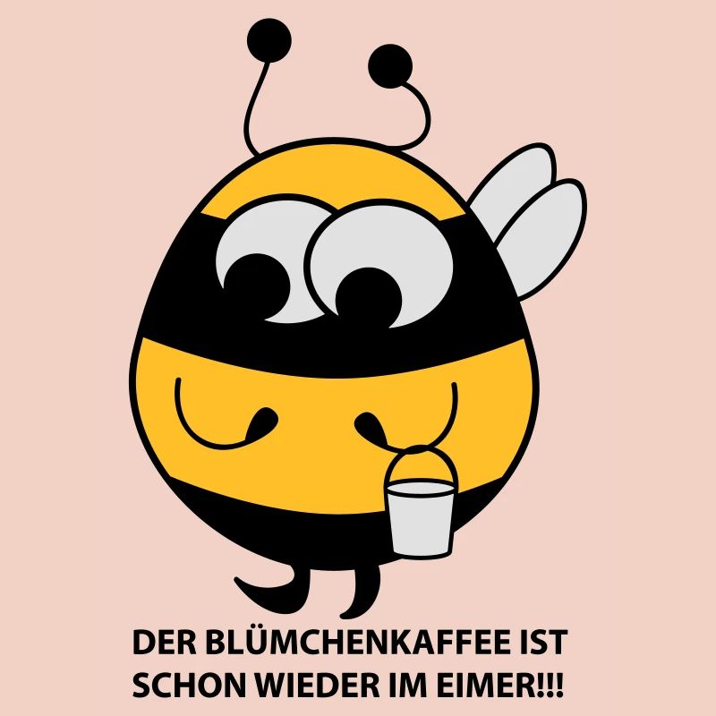 Biene mit Eimer