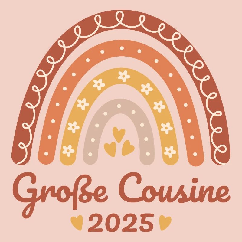 Boho Regenbogen - Große Cousine 2025