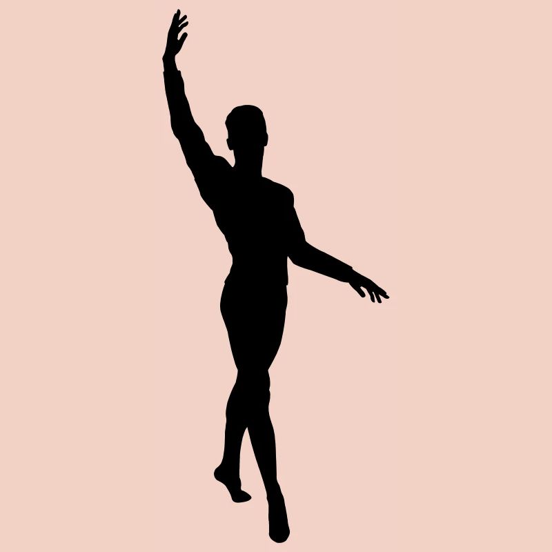 Danseuse de ballet vecteur Silhouette