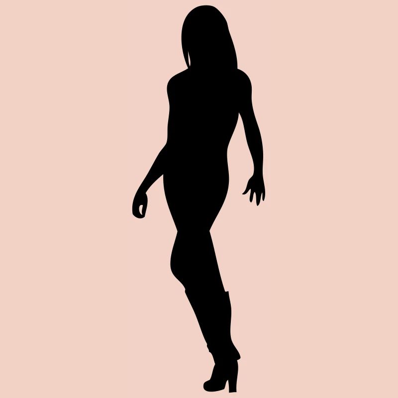 Frau Körper Silhouette Vektor-Design