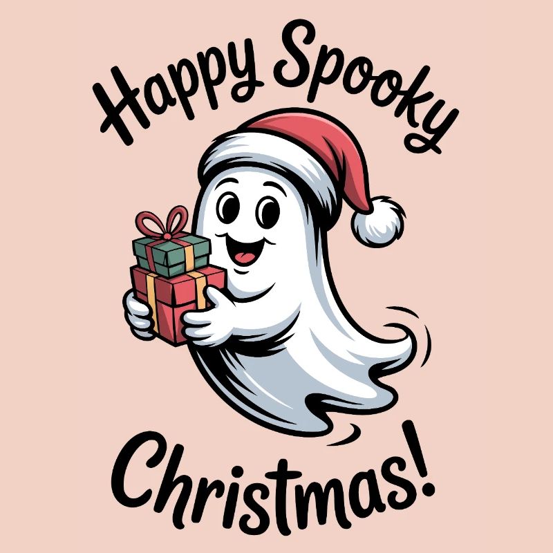 Weihnachtsgeist mit Geschenken
