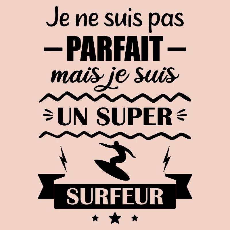 Super Surfeur Vague Océan Surf