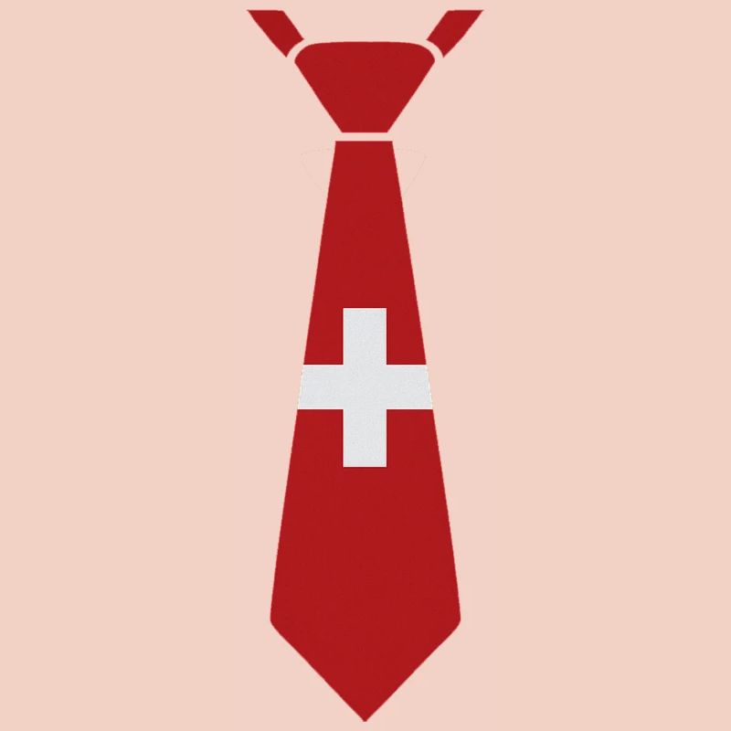 Cravate suisse – Conception du drapeau