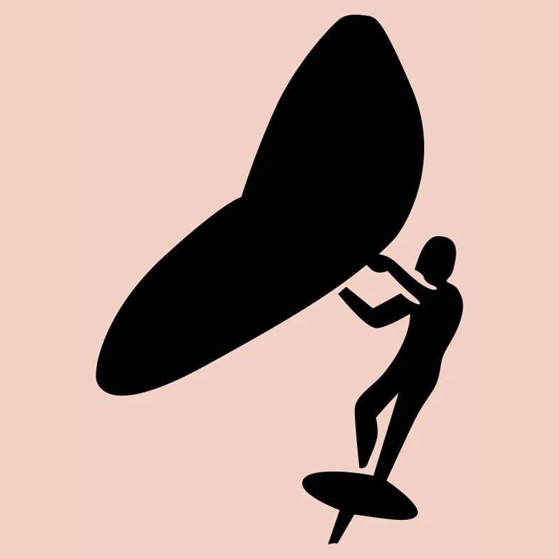 Logo minimaliste à feuilles d’aile