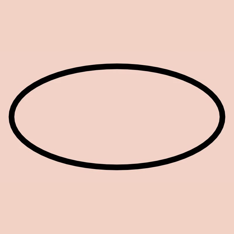 Math symbol - ellipse