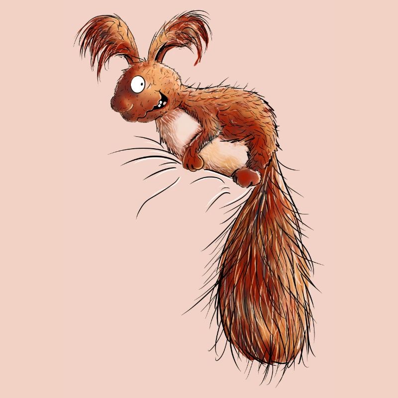 Droll Écureuil Faune