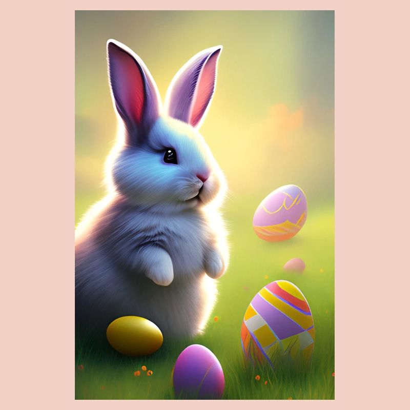 Osterhase mit Oster Eier
