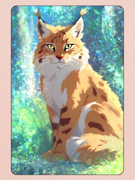 Luchs im Wald