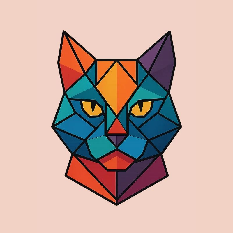 Chat | Tête de chat Impression / Impression / Design