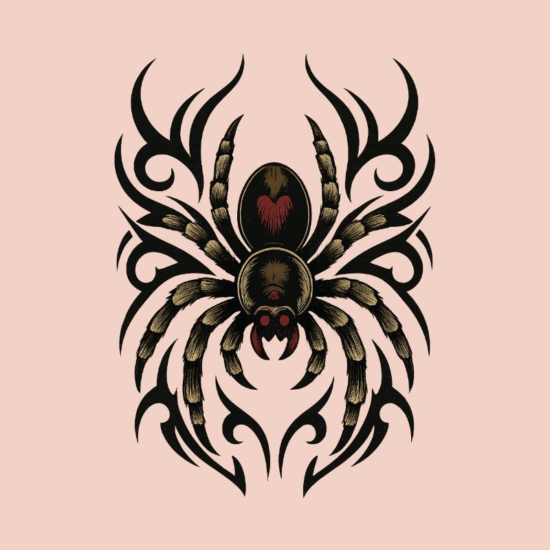 Fancy Tribal Spider