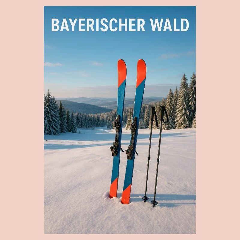 Bavarian Forest Skiing Experience