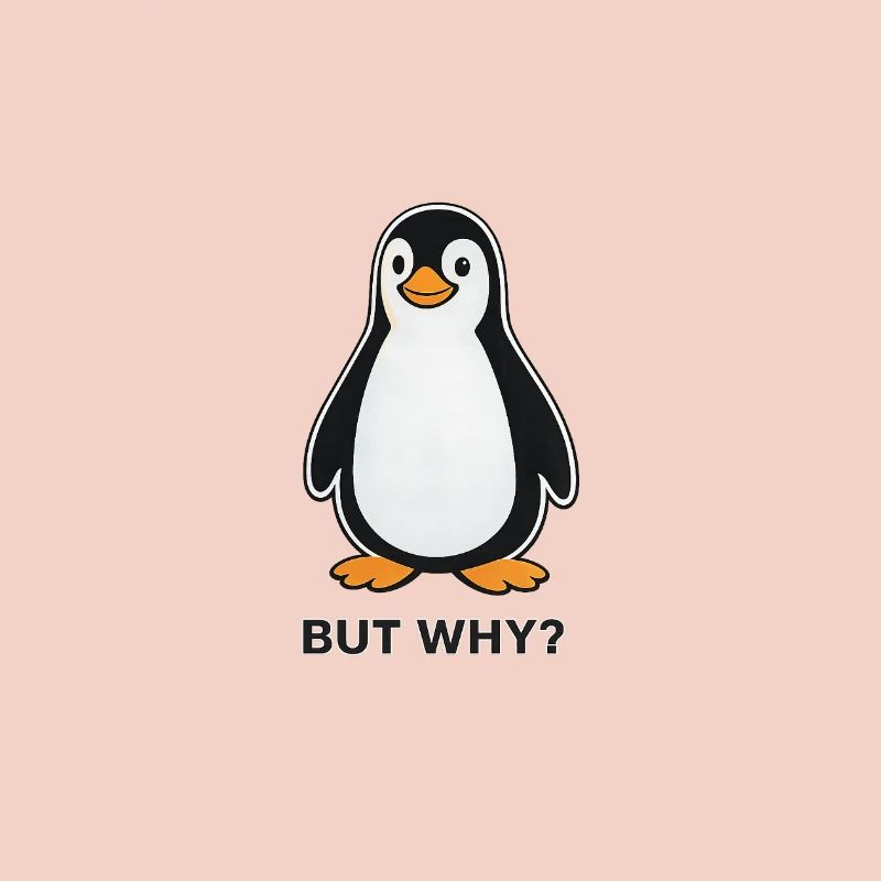 Mème Penguin Mais Why Why