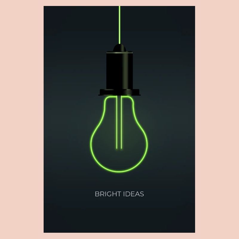 Bright Ideas – Neon Light Bulb Design