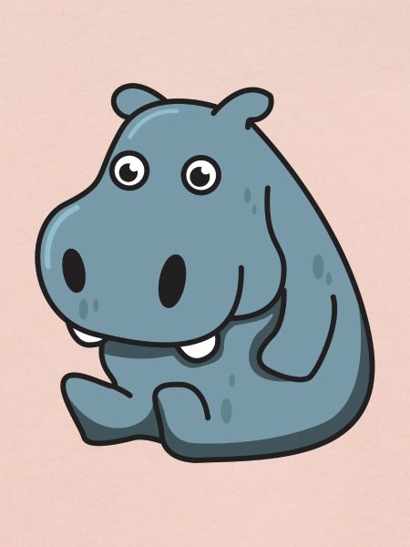 Hippopotamus gift Hippo animale comico bambino carino