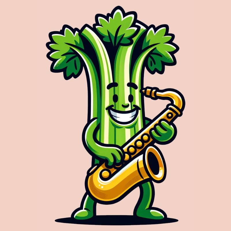 Le céleri Saxy apporte le jazz croquant