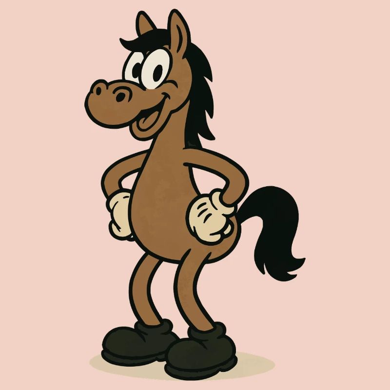 Bande dessinée de cheval