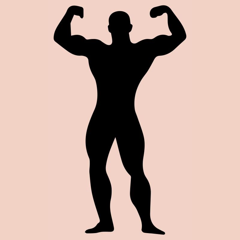 flexing man