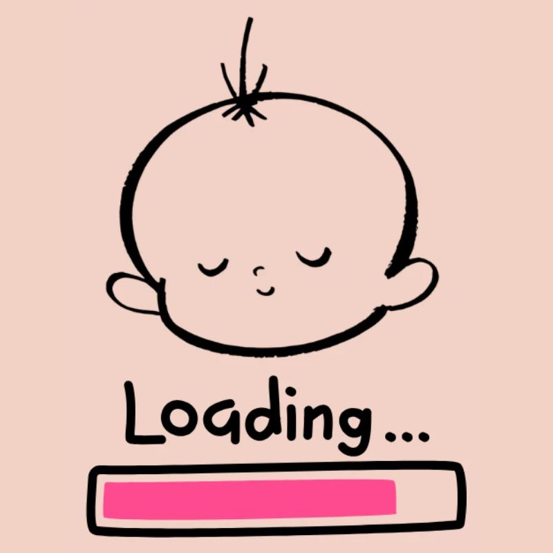 Baby Loading minimal Design