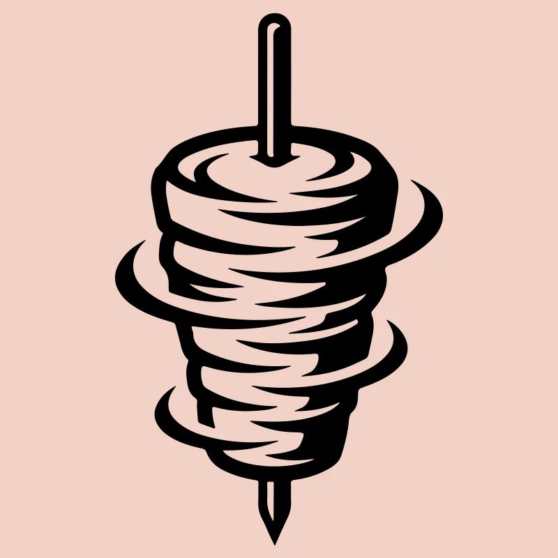 Brochette de doner kebab