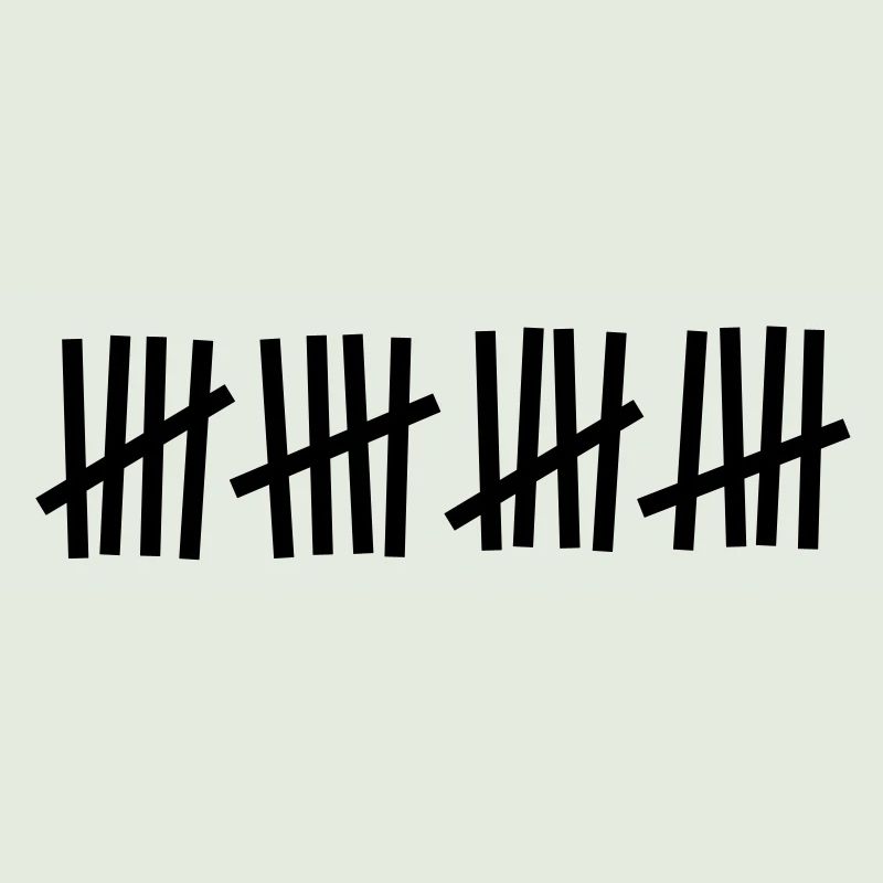 Tally 20 strokes