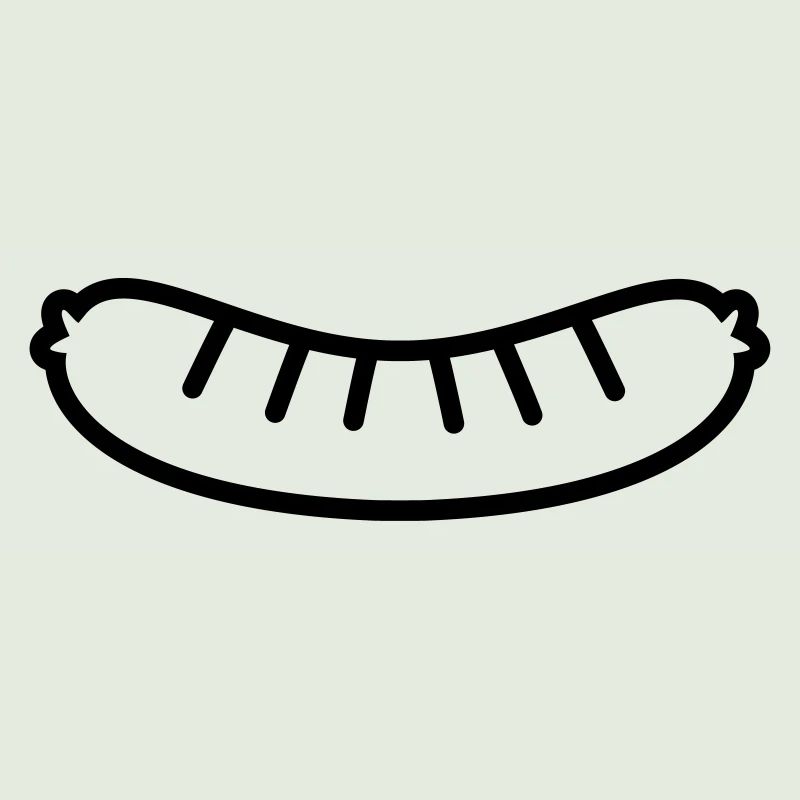 Würstchen Outline