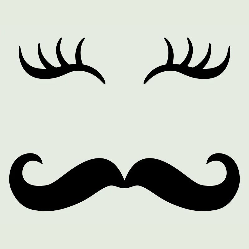 Moustache & Wimpern