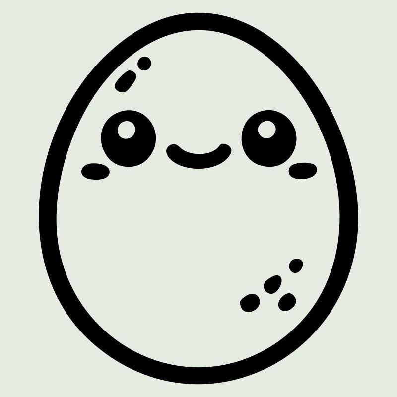 lachendes Ei