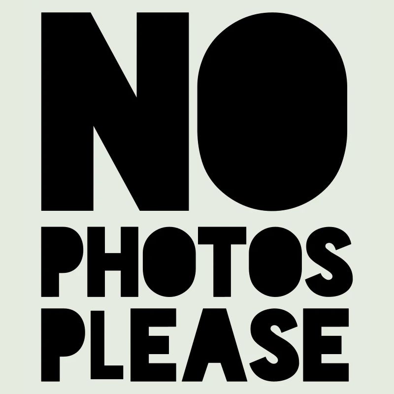 no pictures please