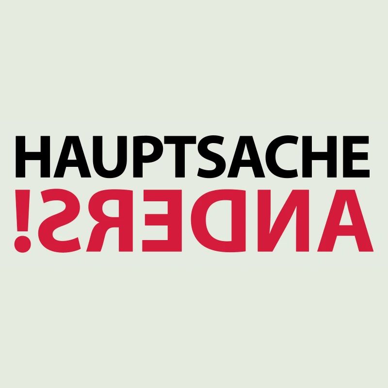 anders different exotische Meinung gegen den Strom