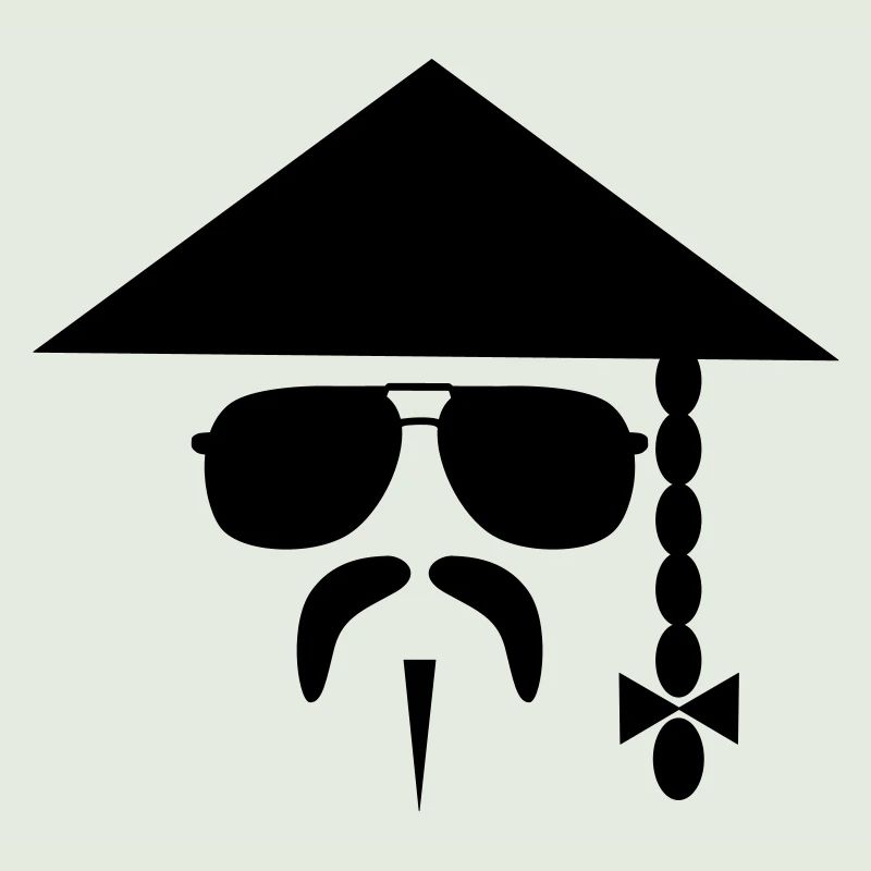 Chinese with Mustache