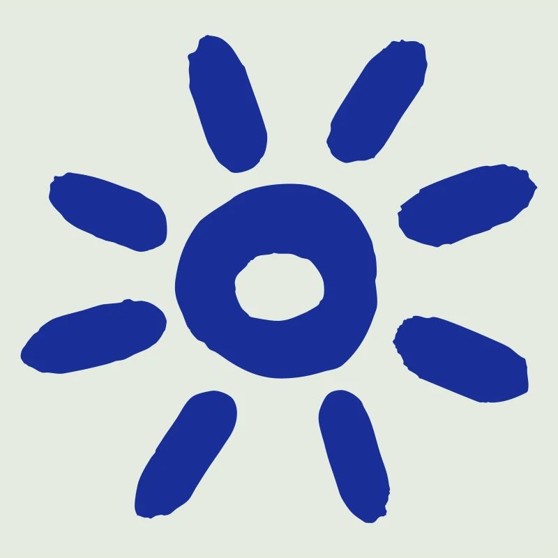 Blaue Sonne