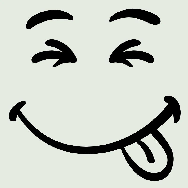 smiley face laughing