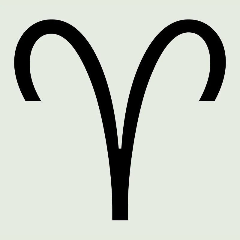 Widder Sternzeichen Kalender Symbol