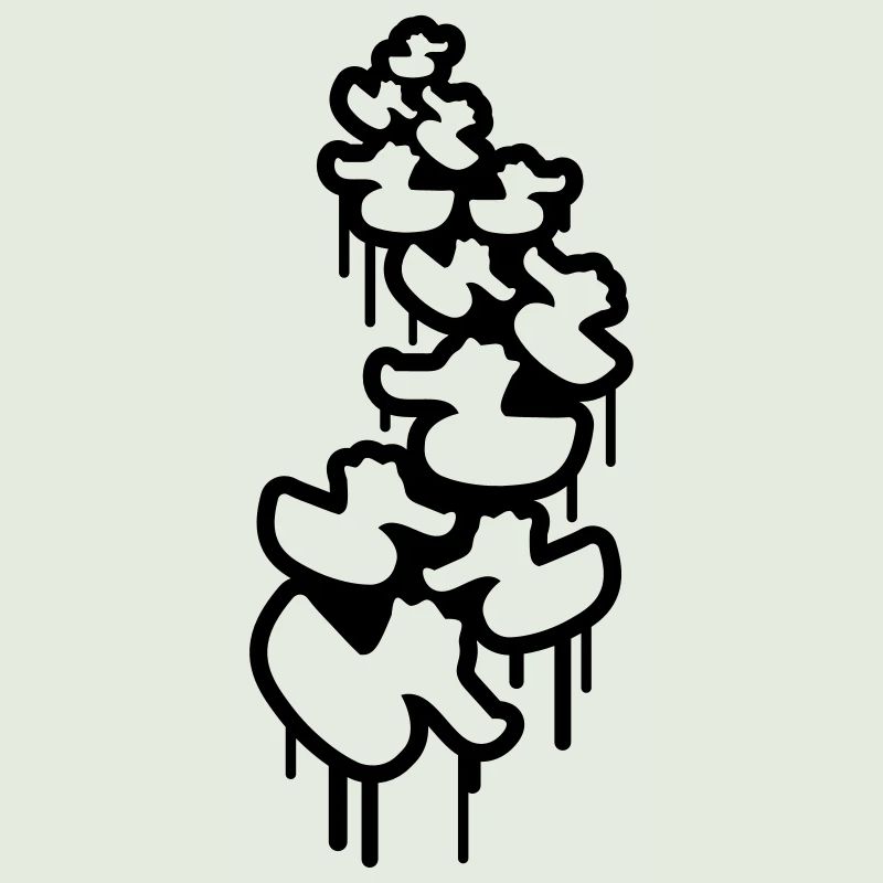 Rubber Duck Graffiti